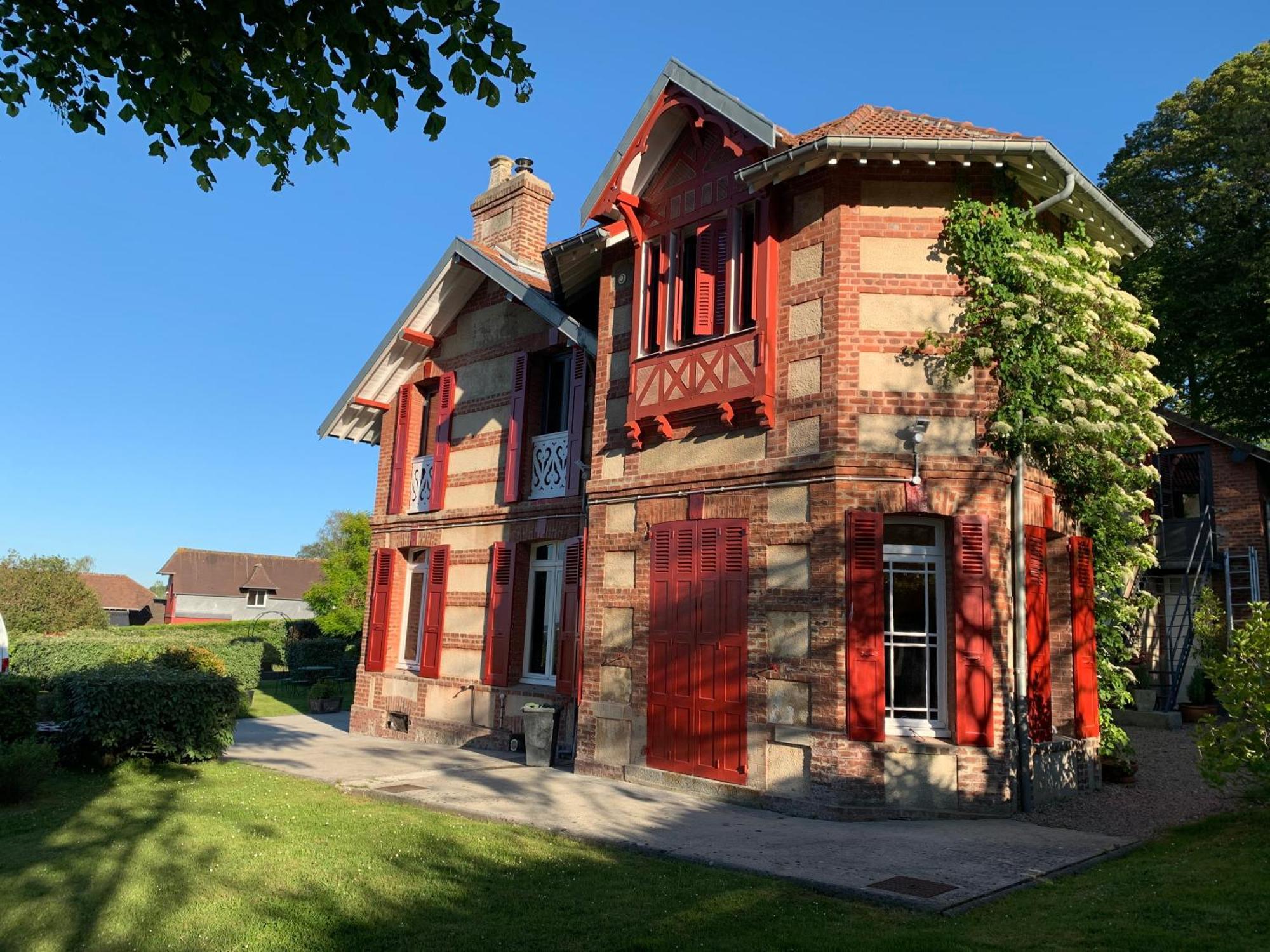 La Villa Des Rosiers Cricqueboeuf Ngoại thất bức ảnh